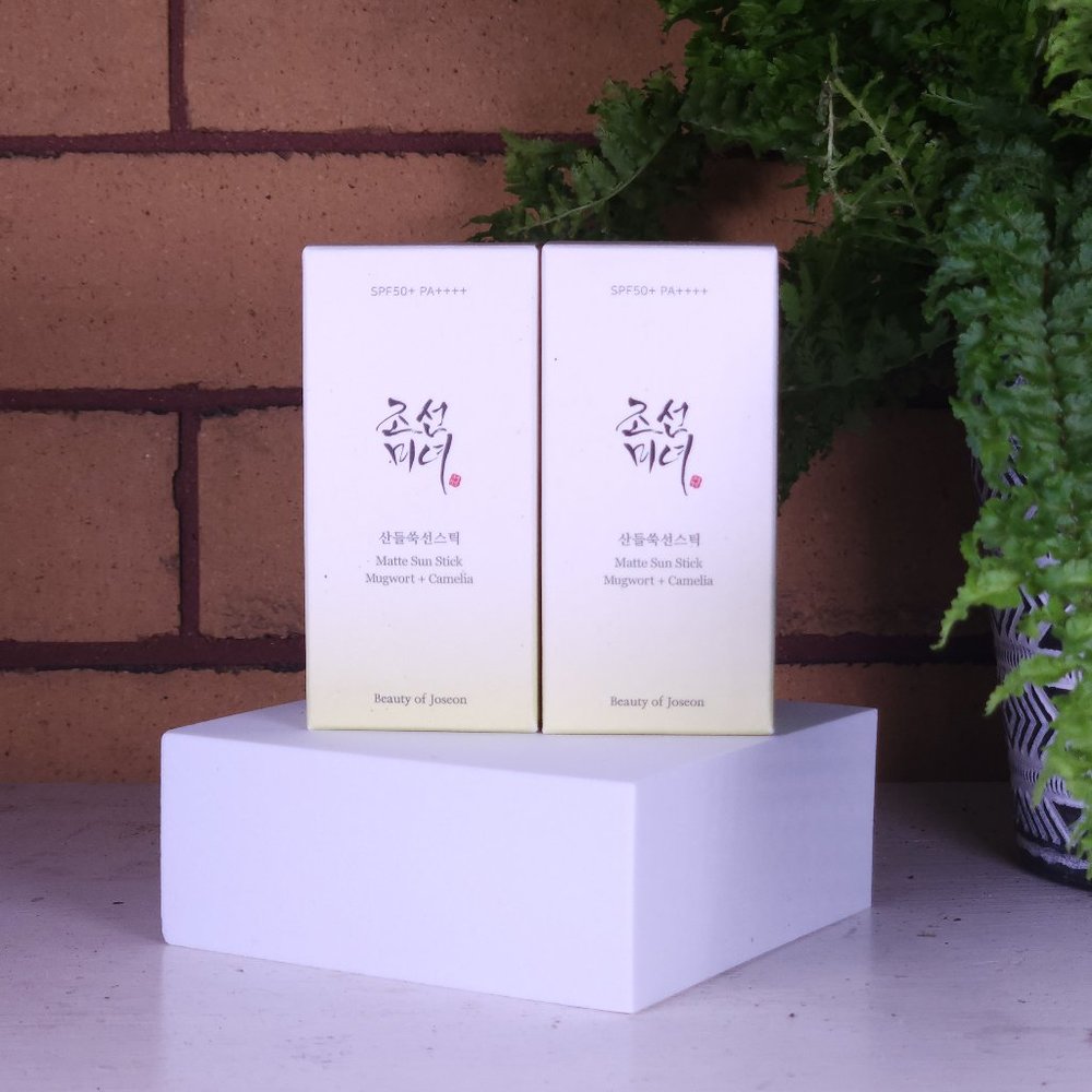 2 Pack Beauty of Joseon Matte Sun Stick: Mugwort+Camelia SPF 50+ / Exp 2026